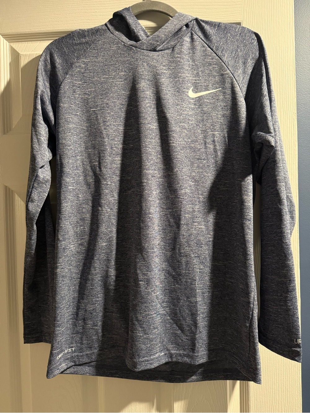 Nike Dri-Fit Men’s Lightweight Long Sleeve Hoodie Top - UPF 40+